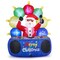 6FT Inflatable Santa DJ with Rotating Music Light and LED Display